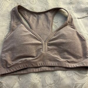 Beyond yoga racerback sports bra in chai